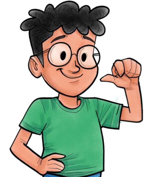 Miguel é o aventureiro da turma. Ele transforma cada dia em uma emocionante jornada de descobertas, sempre pronto para conhecer novos horizontes